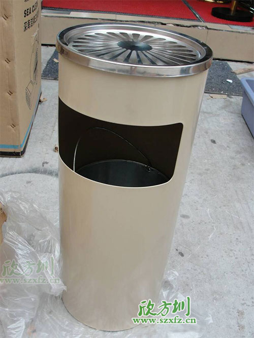 欣方圳菊花格商場垃圾桶,好產(chǎn)品在哪都受歡迎